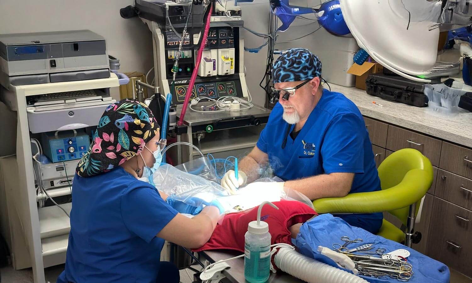 An ongoing procedure